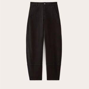 Black Everlane Barrel Pants